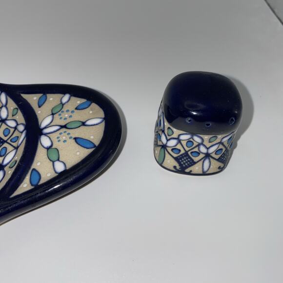 Javier Servin Hand Painted Talavera Handled Shot Glass With Serving Tray - Picture 5 of 8